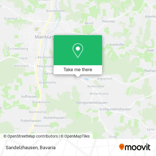 Карта Sandelzhausen