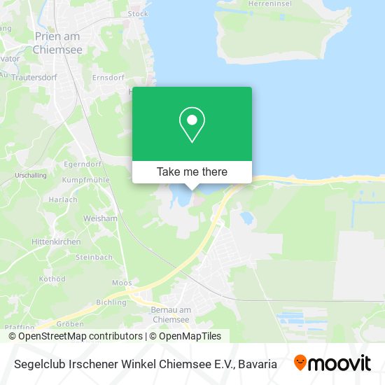 Segelclub Irschener Winkel Chiemsee E.V. map