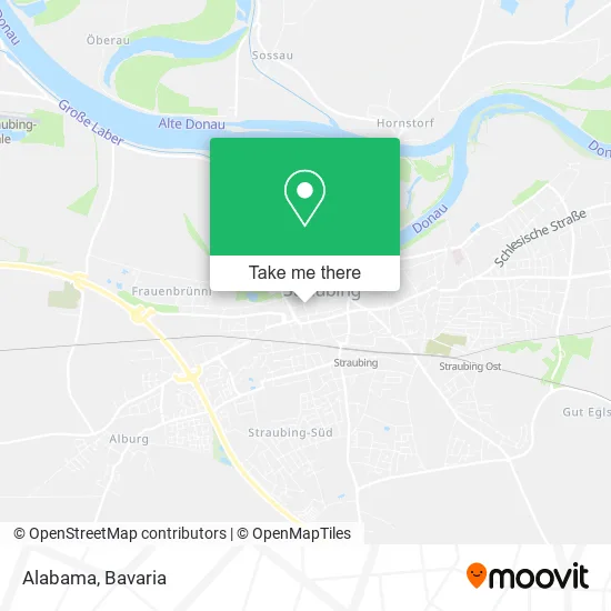 Карта Alabama