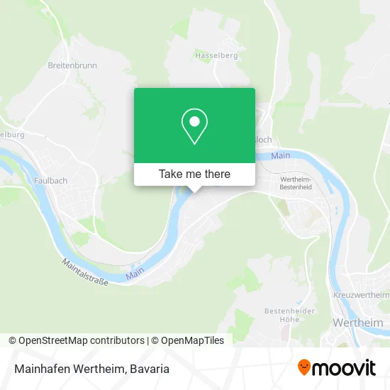 Карта Mainhafen Wertheim