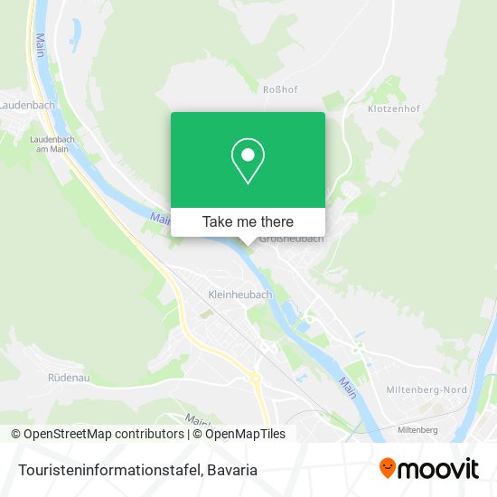 Touristeninformationstafel map