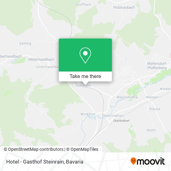 Hotel - Gasthof Steinrain map