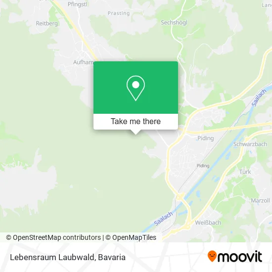 Карта Lebensraum Laubwald