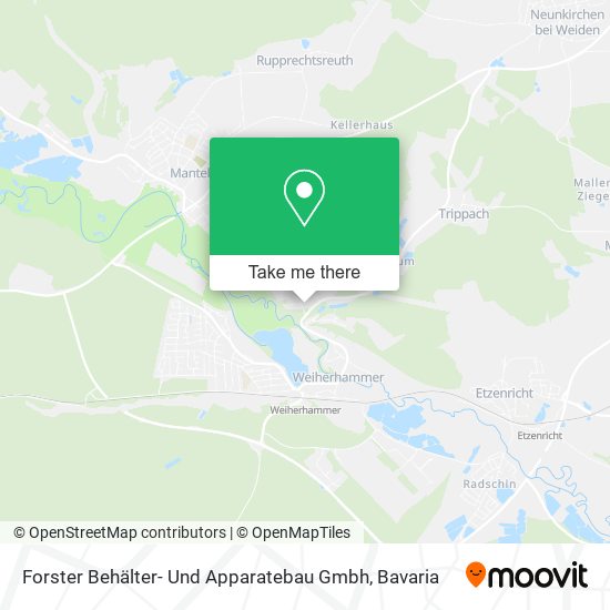 Карта Forster Behälter- Und Apparatebau Gmbh