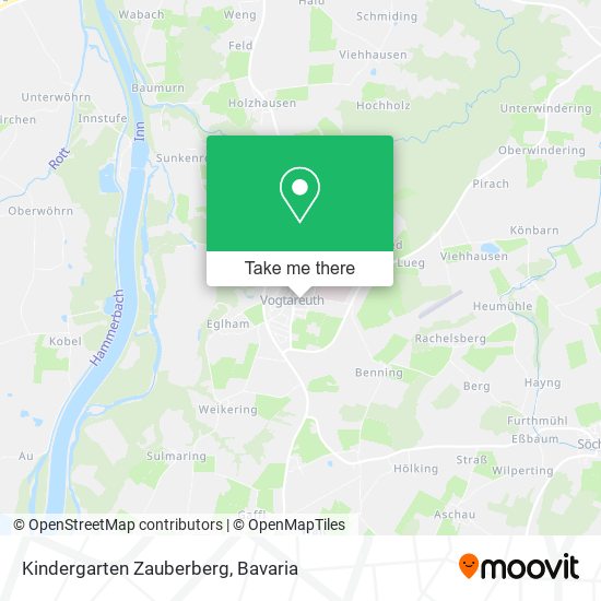 Kindergarten Zauberberg map