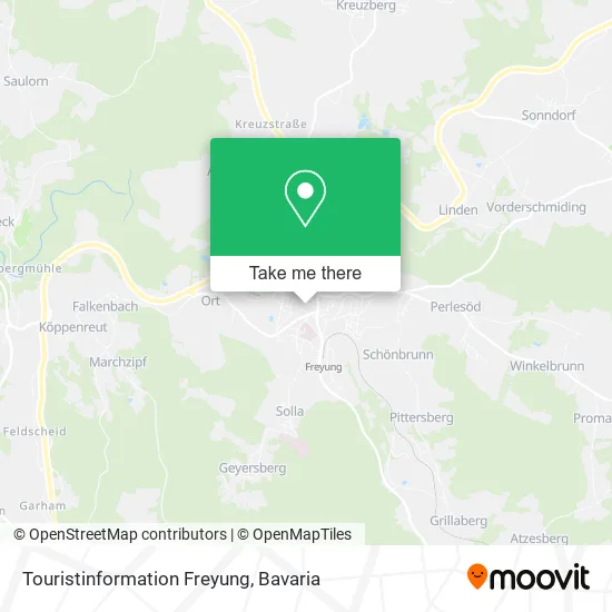 Карта Touristinformation Freyung