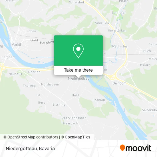 Карта Niedergottsau