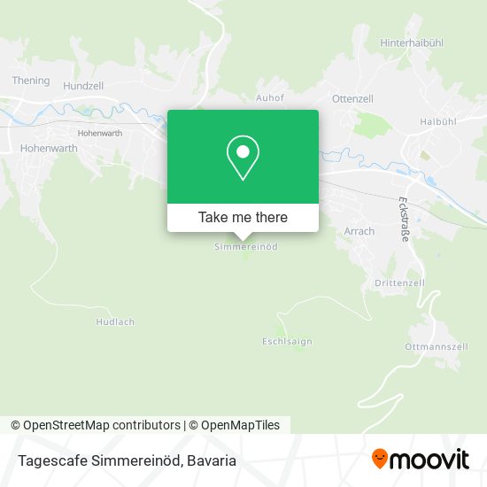 Tagescafe Simmereinöd map