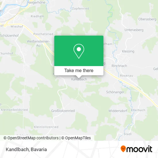 Карта Kandlbach