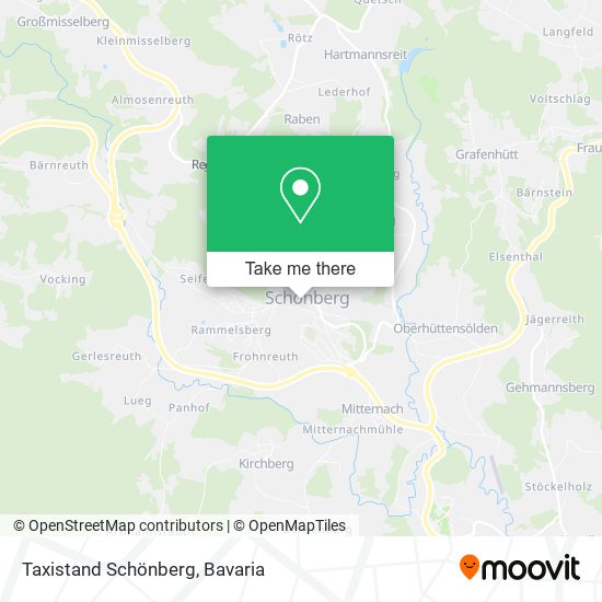 Taxistand Schönberg map