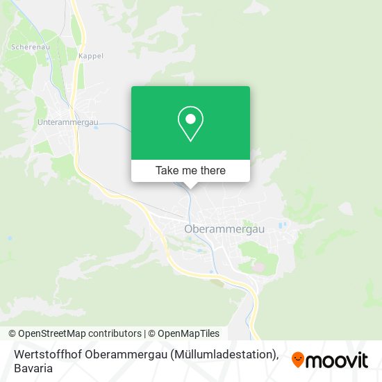 Wertstoffhof Oberammergau (Müllumladestation) map