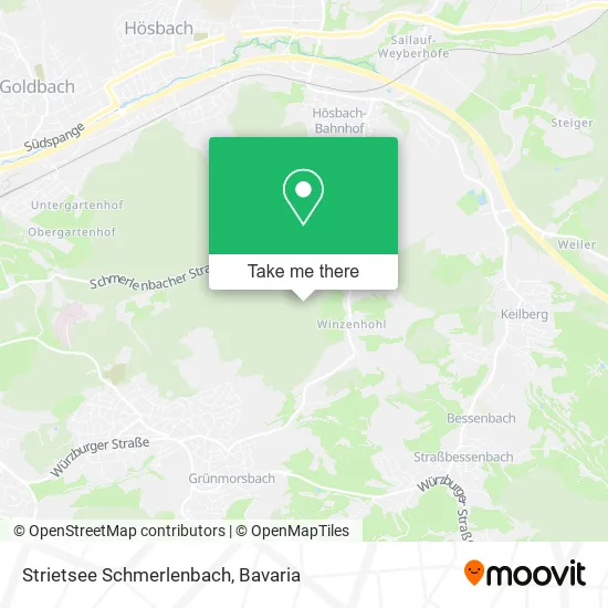 Карта Strietsee Schmerlenbach
