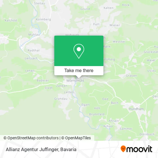 Карта Allianz Agentur Juffinger