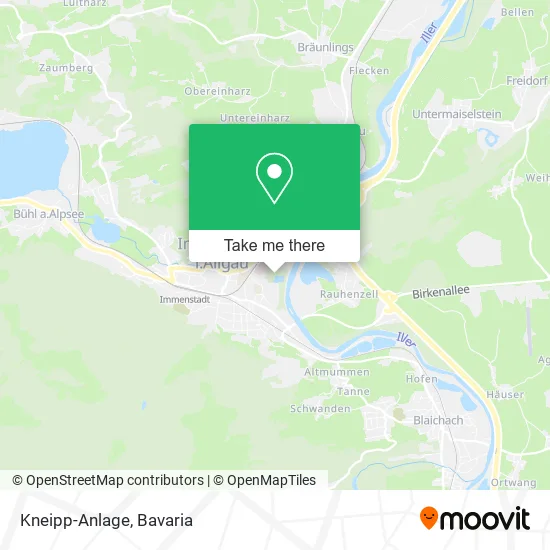 Карта Kneipp-Anlage