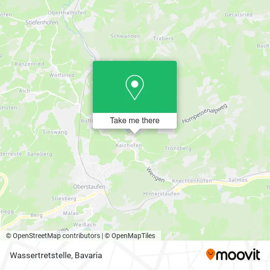 Карта Wassertretstelle