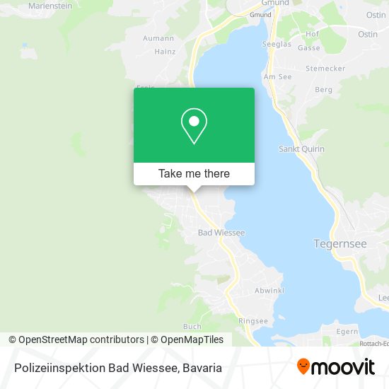 Polizeiinspektion Bad Wiessee map