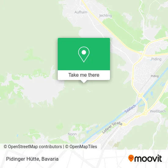 Карта Pidinger Hütte