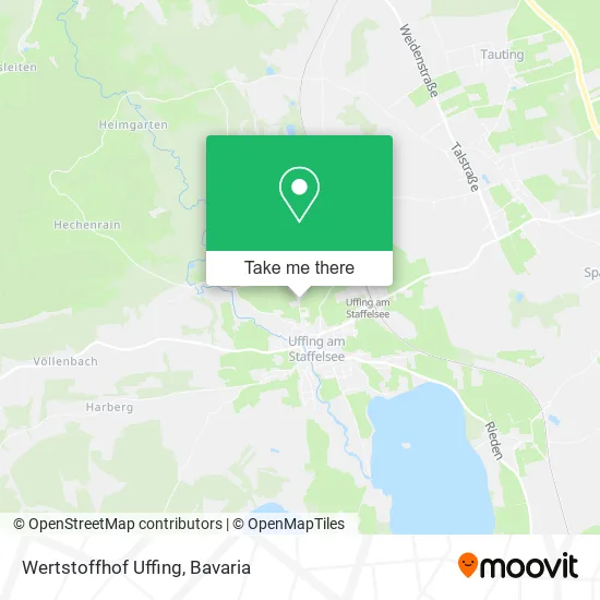 Карта Wertstoffhof Uffing