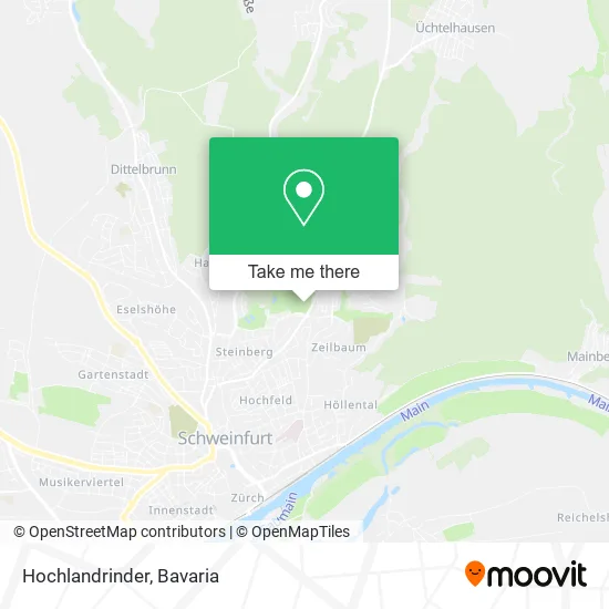 Карта Hochlandrinder