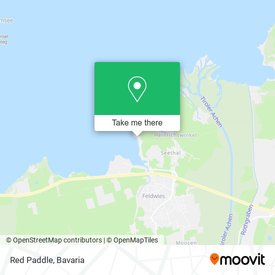 Red Paddle map