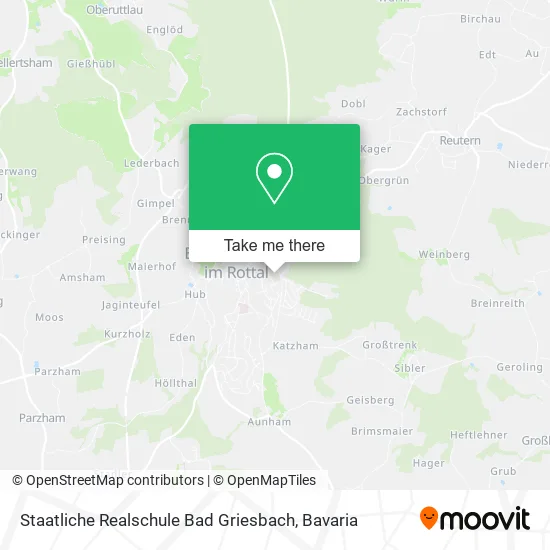 Карта Staatliche Realschule Bad Griesbach