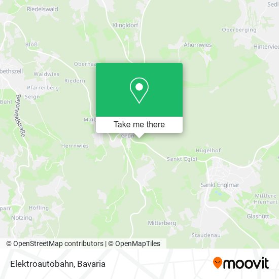 Карта Elektroautobahn