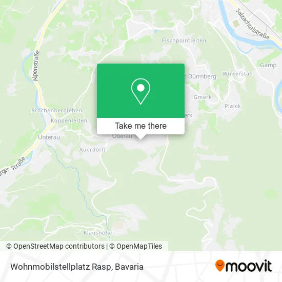 Карта Wohnmobilstellplatz Rasp