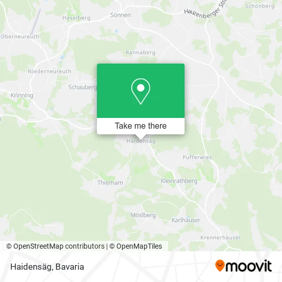 Карта Haidensäg