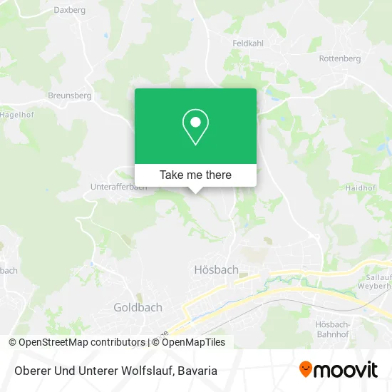 Карта Oberer Und Unterer Wolfslauf