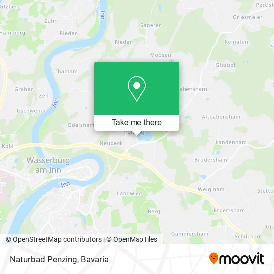 Карта Naturbad Penzing