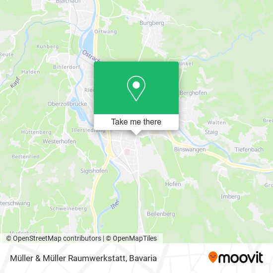 Müller & Müller Raumwerkstatt map