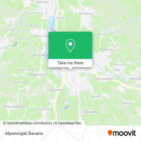 Карта Alpenvogel