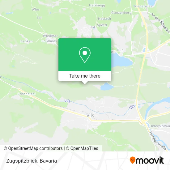 Карта Zugspitzblick