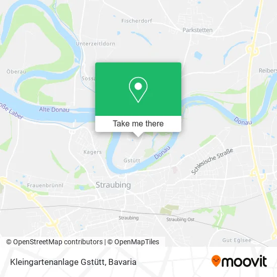 Карта Kleingartenanlage Gstütt