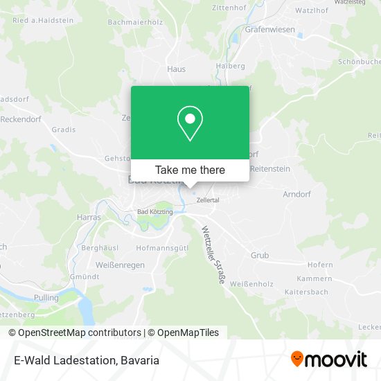 E-Wald Ladestation map