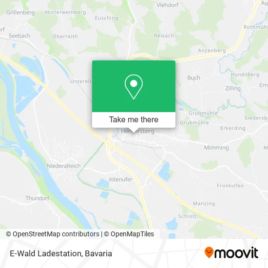 Карта E-Wald Ladestation