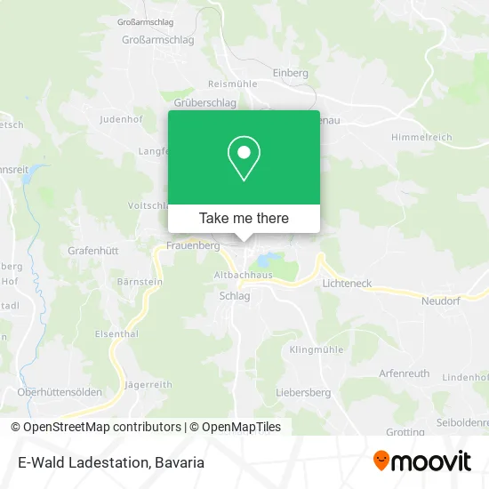 Карта E-Wald Ladestation