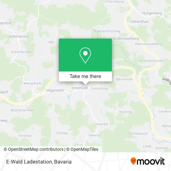 Карта E-Wald Ladestation
