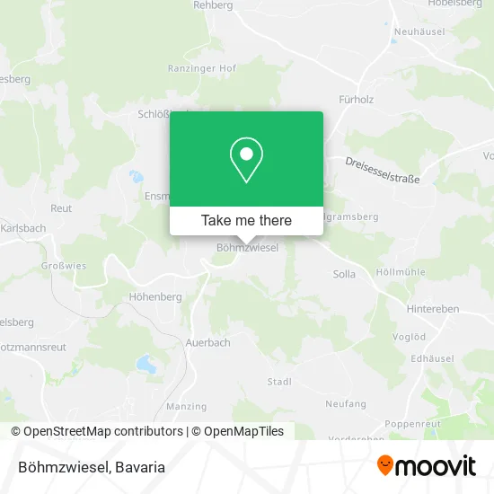 Карта Böhmzwiesel