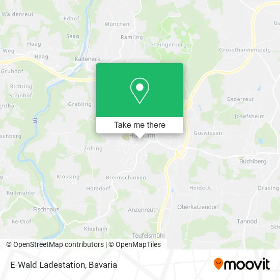 Карта E-Wald Ladestation