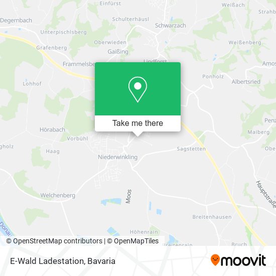 Карта E-Wald Ladestation