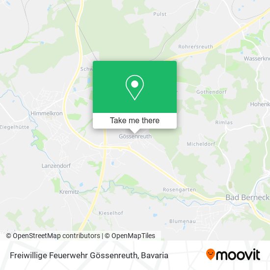 Freiwillige Feuerwehr Gössenreuth map