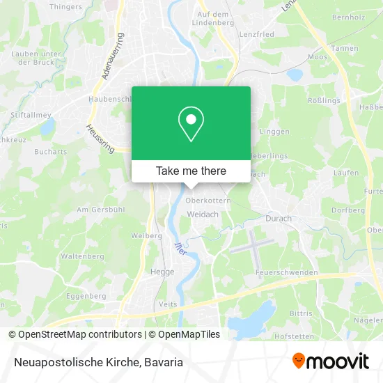 Карта Neuapostolische Kirche