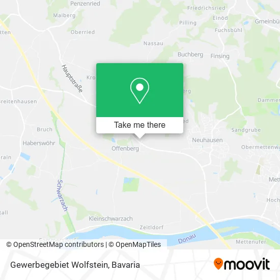 Карта Gewerbegebiet Wolfstein