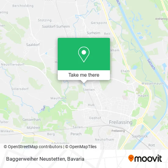 Карта Baggerweiher Neustetten