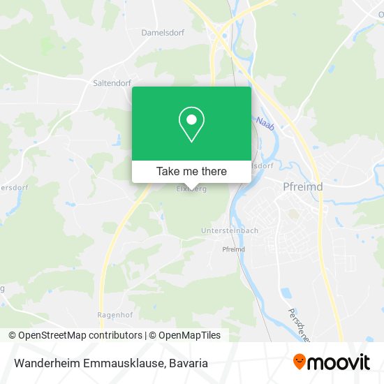 Wanderheim Emmausklause map