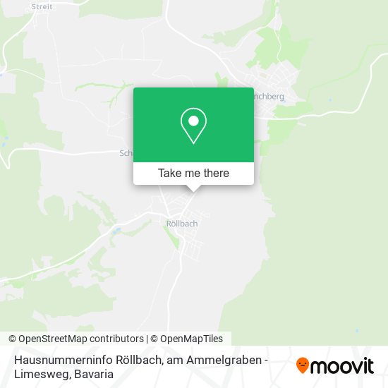 Hausnummerninfo Röllbach, am Ammelgraben - Limesweg map