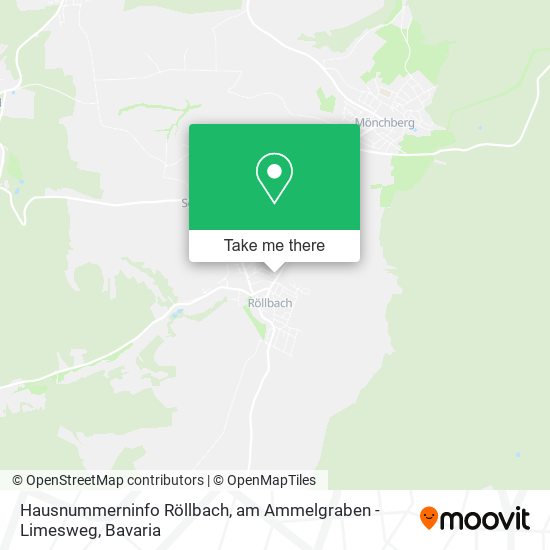 Hausnummerninfo Röllbach, am Ammelgraben - Limesweg map