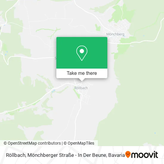 Карта Röllbach, Mönchberger Straße - In Der Beune