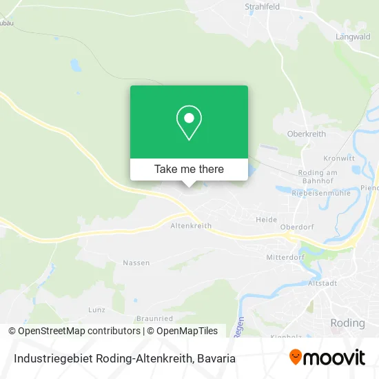 Карта Industriegebiet Roding-Altenkreith
